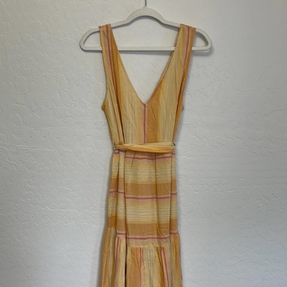 L Space - Anthropologie Clara Maxi Dress In Orange NWT Size Medium - Picture 4 of 14